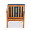 Fauteuil droit Perla, bleu-1568333836