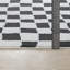 Blannie Chequered Machine Tufted Area Rug-2051933801