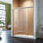 54" W x 72" H Semi-Frameless Shower Door-59866362