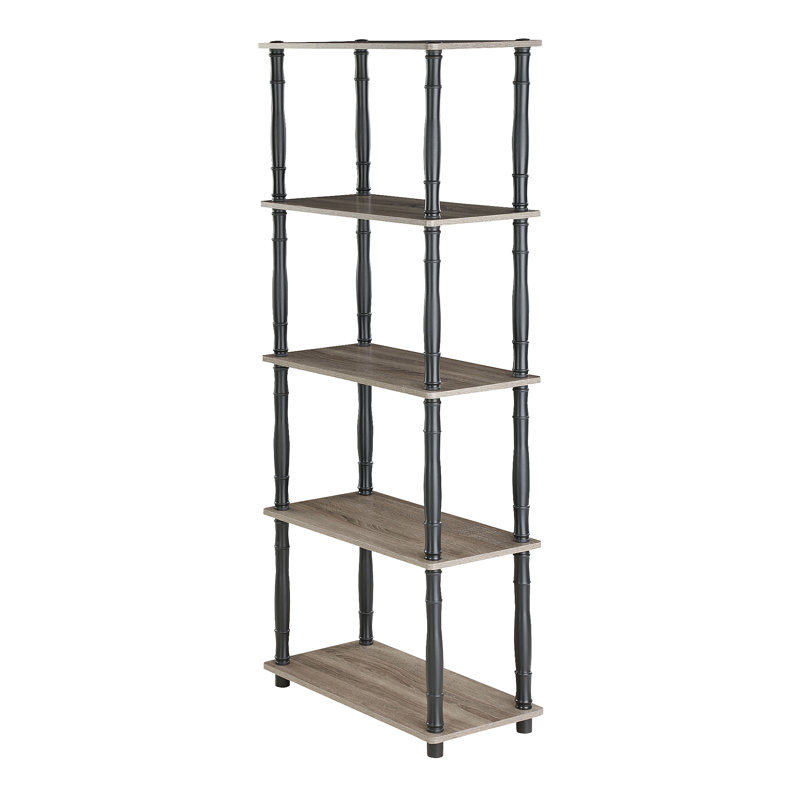 Maxine 59.9cm W Manufactured Wood Shelving Unit, French Oak Grey