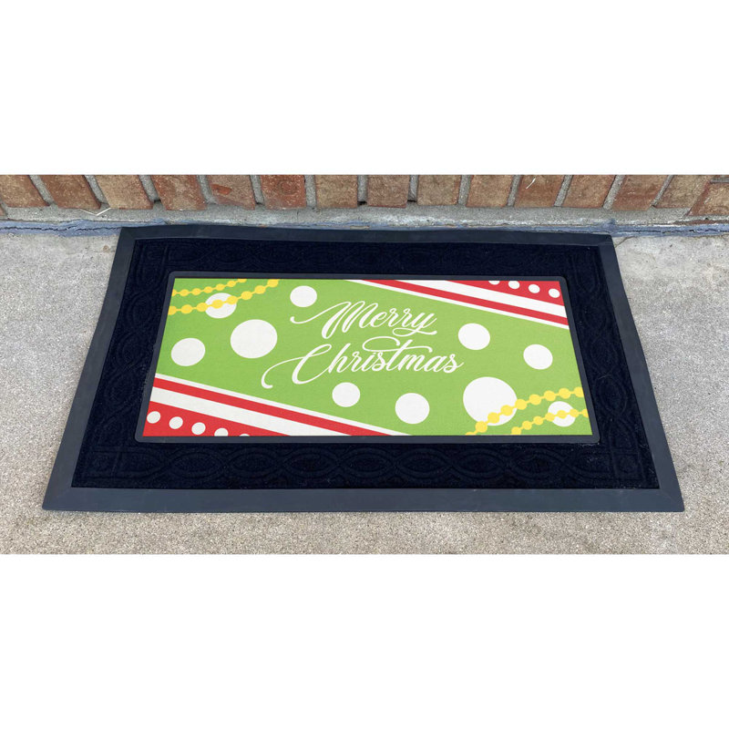 Paillasson Insert Merry Christmas 22 x 10