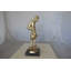 Statue bronze Andice Leap grenat au fini argent - Taille: L 12 po x l 7 po x H 19 po.