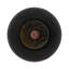 Pied de chignon rond en bois massif teinté cerisier massif 5 1/2 po x 3 1/4 po 1 pièce-50247522-132258314