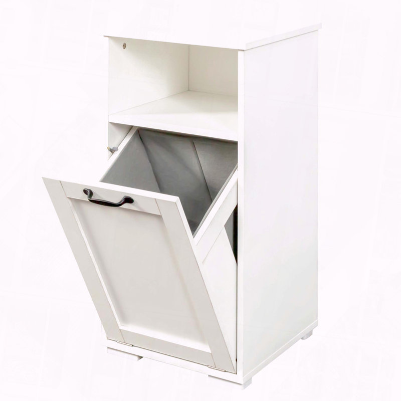 Armoire à linge Sacs à doublure amovibles Tablettes ouvertes compactes Conception classique pratique