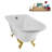62" Streamline Clawfoot Tub,Tray,Drain, Clawfeet-101628985-102218228