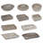 VidaXL Sink 15.7"x15.7"x3.9" Marble-92930578
