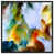 Cadre flottant noir