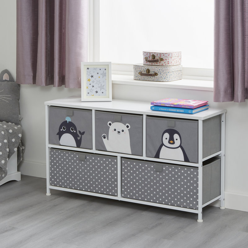 5L-206 Kids 5 Drawer Dresser