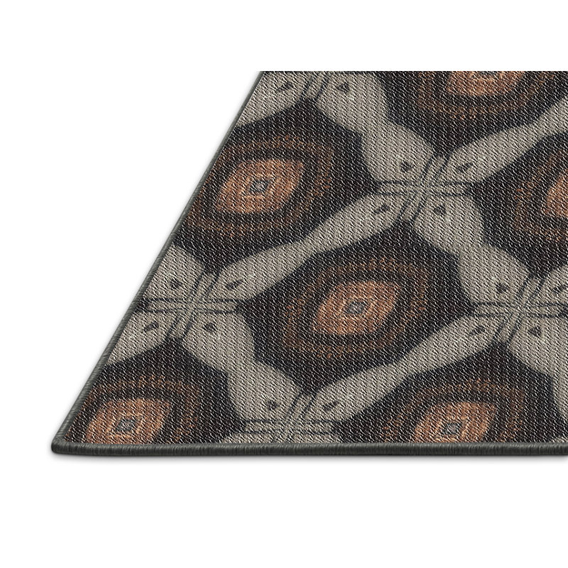 Geometric Indoor Rug, Rectangle 7' x 10'