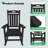HDPE Patio Rocking Chair Set of 2-96694424