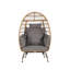 Fauteuil à œufs en osier, fauteuil à œufs en rotin intérieur / extérieur-1430438661