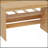 Wooden Daybed With Storage Shelves And Lockers, Multi-Functional Bed With Study Desk And Matching Stool, Natural
