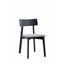 Ensemble de salle à manger compact 3 pièces, table en bois et deux chaises rembourrées