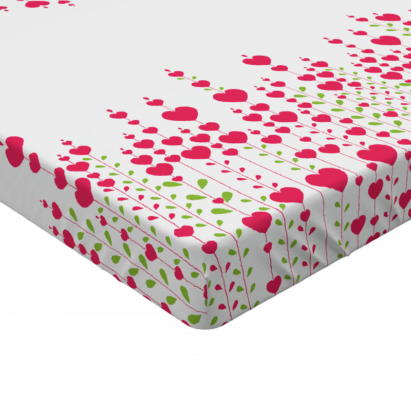Microfiber Geometric Fitted Sheet, Full Fitted Sheet