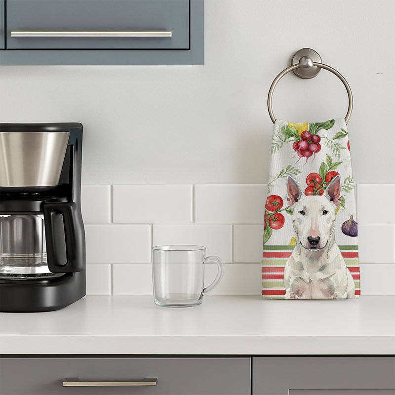 Serviette de cuisine White Bull Terrier, White Bull Terrier