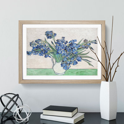 Vase of Irises Vol.1 by Vincent Van Gogh - Picture Frame Painting