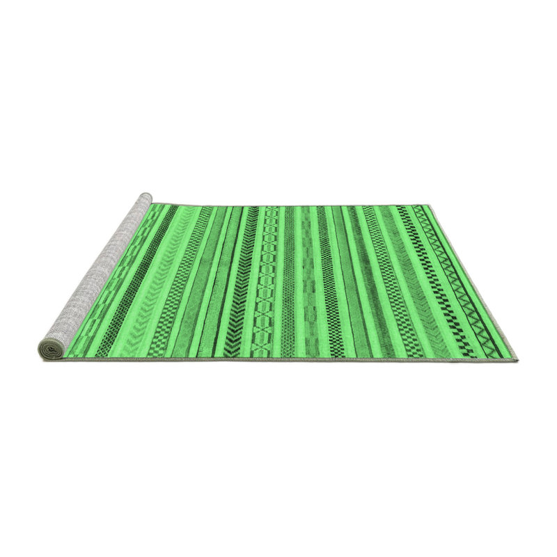 Kerlyn Washable Geometric Indoor Rug, Square 8'