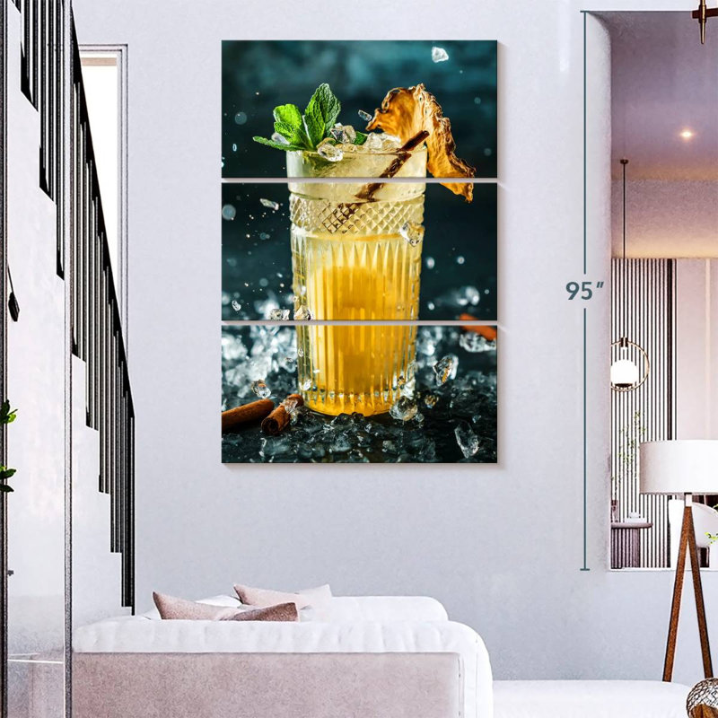 Yarlin Pineapple Cocktail, 74" H x 48" W