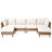Gurshawn Wicker Sectional Seating Group with Cushions-375914684