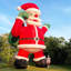 Père Noël gonflable géant 40 pi, décoration de Noël extérieure pour pelouse et jardin-902480351