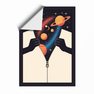 Unzipping the Universe Modern - Framed Print