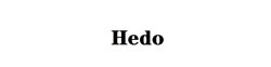 Logo Hedo