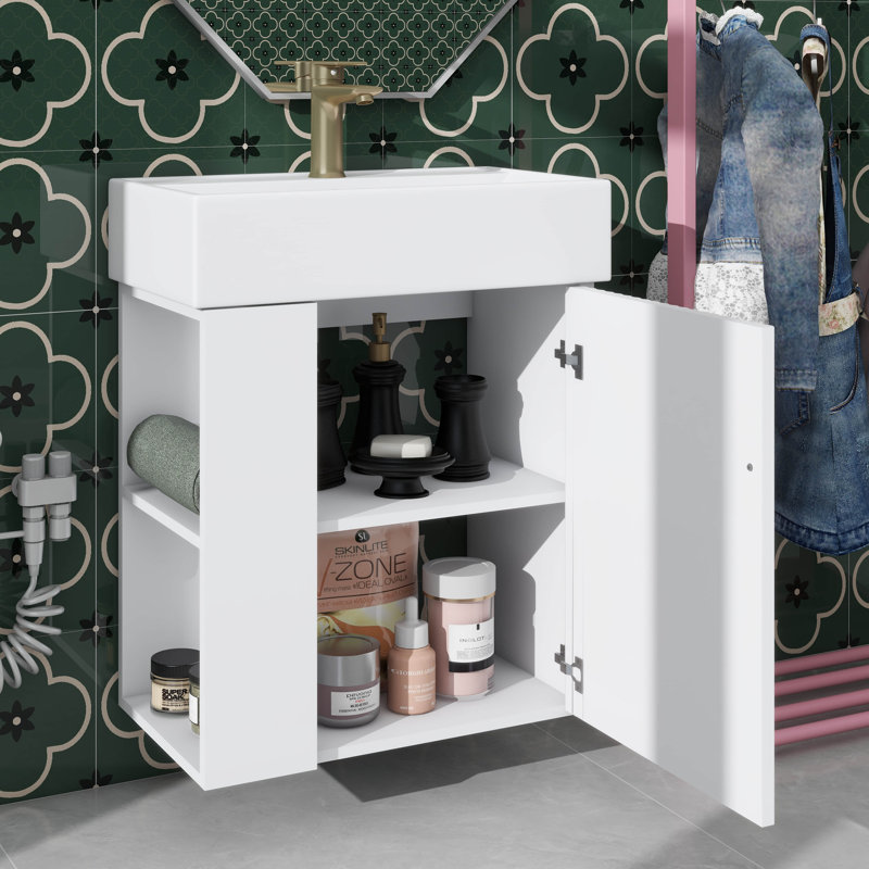 Meuble-lavabo mural 21,6 po