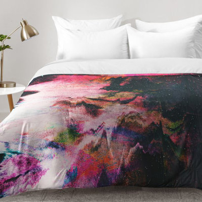 Deny Designs Comforter Set In Black,pink