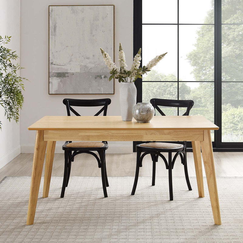 Oracle 59" Mid-Century Modern Oak Dining Table