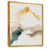 Toile avec cadre flottant or
