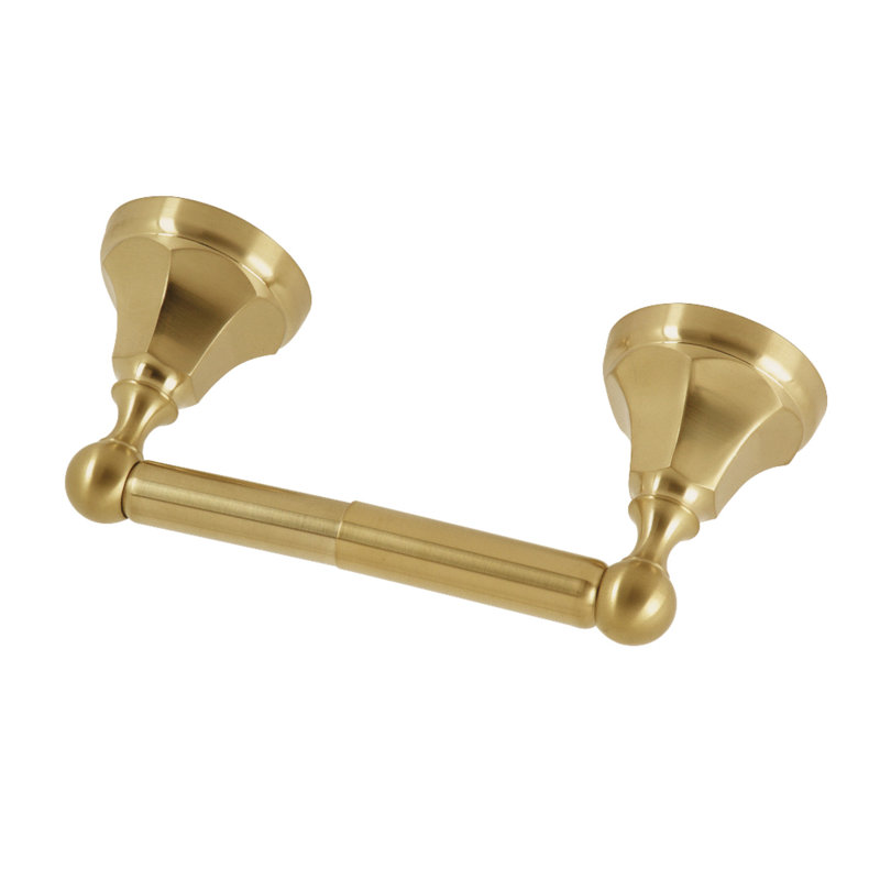 Kingston Brass Metropolitan Toilet Paper Holder, Brushed Brass