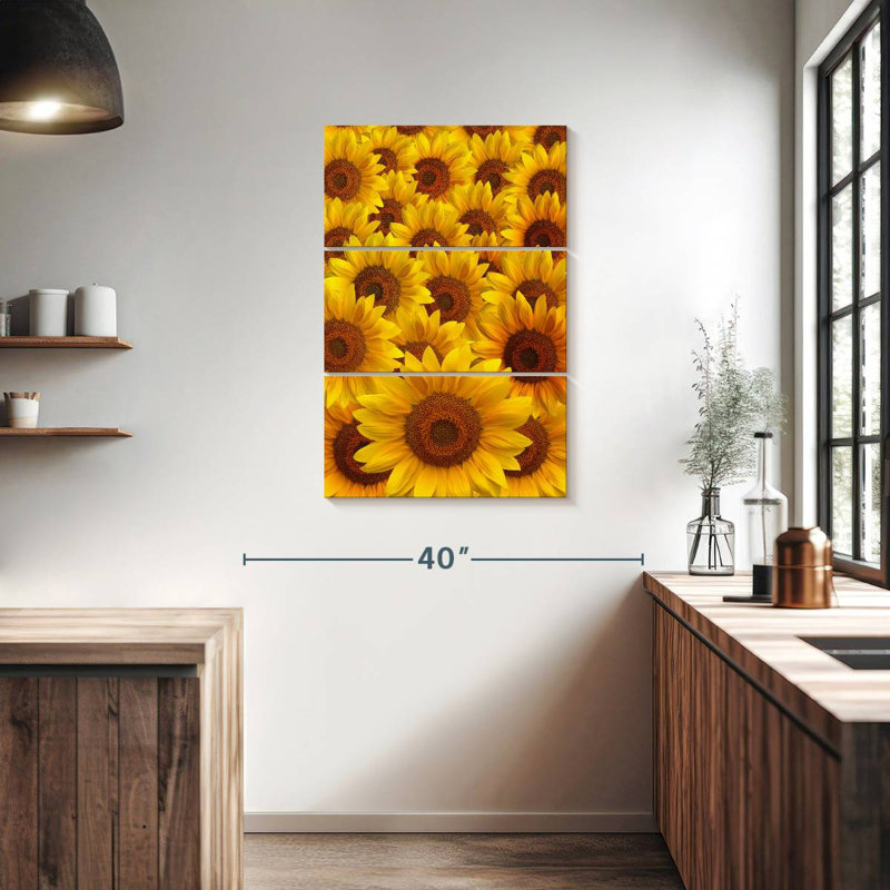 Foule de tournesols Harnek, H 38 po x l 24 po