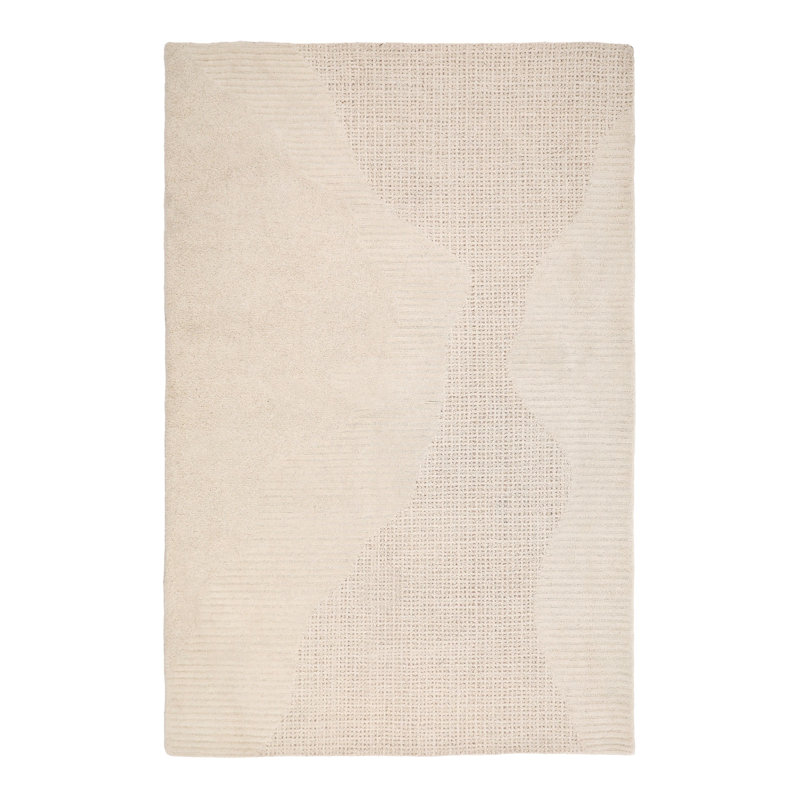 Barthelemy Ivory Area Rug - 6x9, Rectangle 9' x 6'