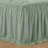 Aria French Country Chic Pinch Pleat Pintuck Ruffle Skirt Bedspread Set-122542568-73895854