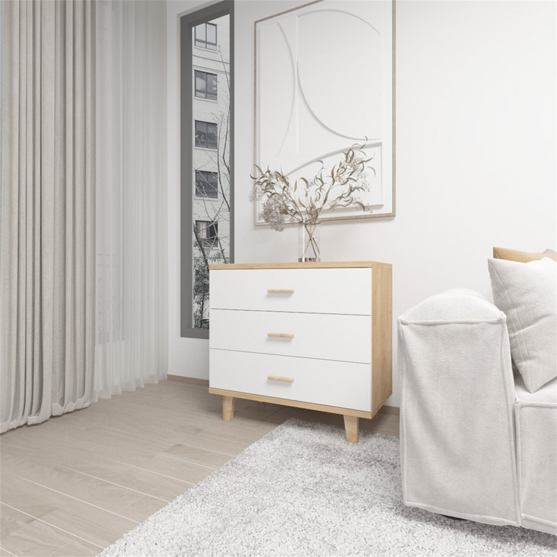 Commode décorative 3 tiroirs Taytum