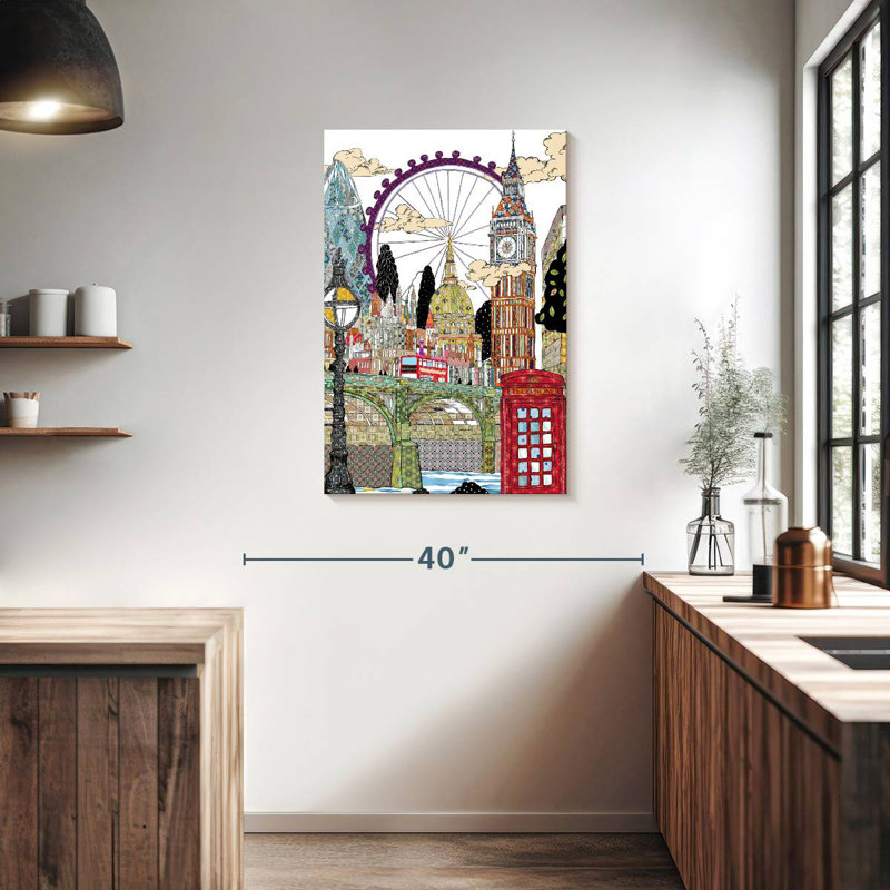 Aime Patchwork London, H 36 po x l 24 po