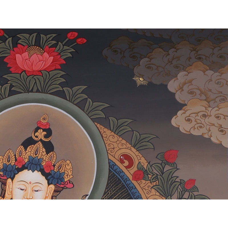 Samantabhadra - Tibetan Buddhist (Brocadeless Thangka)