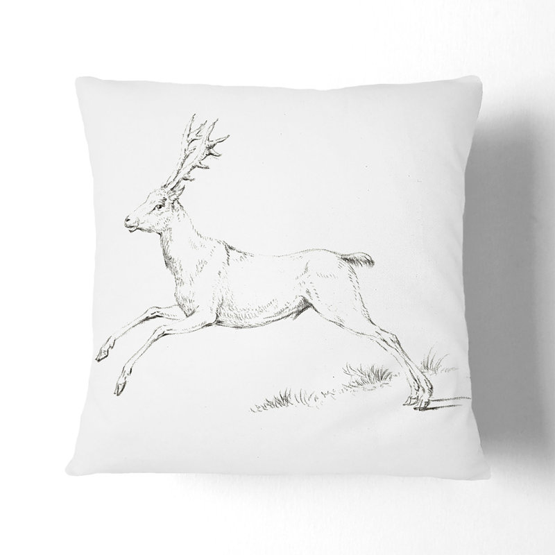 Square Throw Cushion, 40cm H x 40cm W x 15cm D