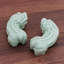 Pi Xiu Celadon Ceramic Sculptures (Pair)