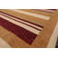 Tapis bourgogne / brun en laine noué à la main de conception unique 8 pi 10 po x 11 pi 10 po Adesuwa