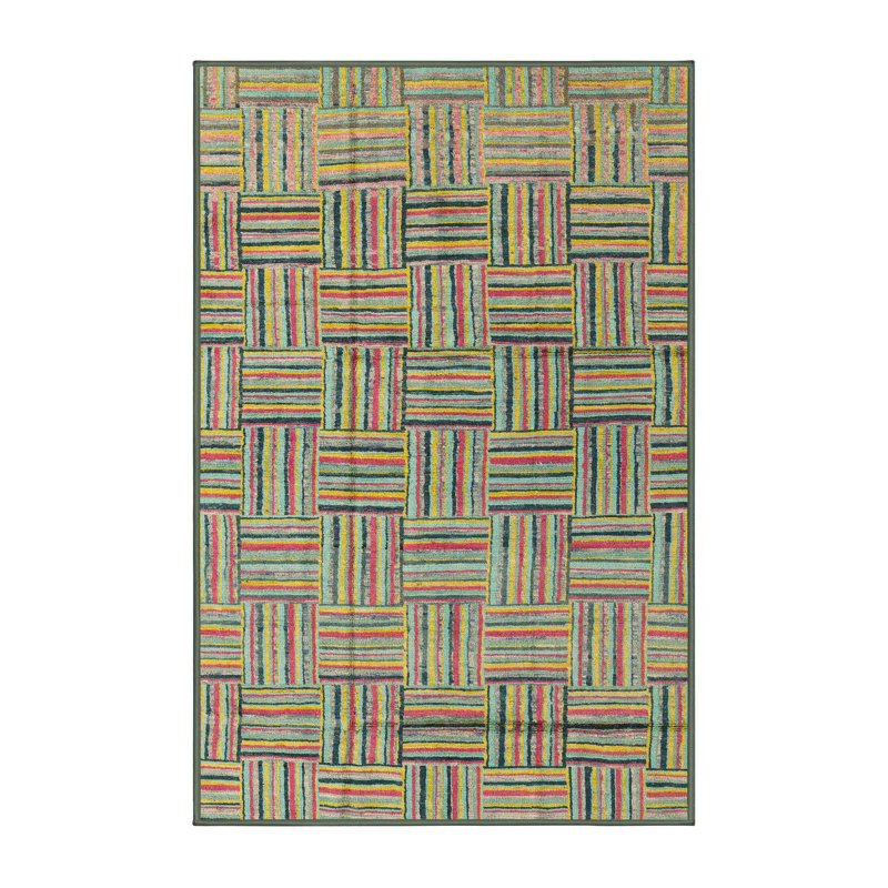 Abstract Indoor Rug, Rectangle 8' x 10'