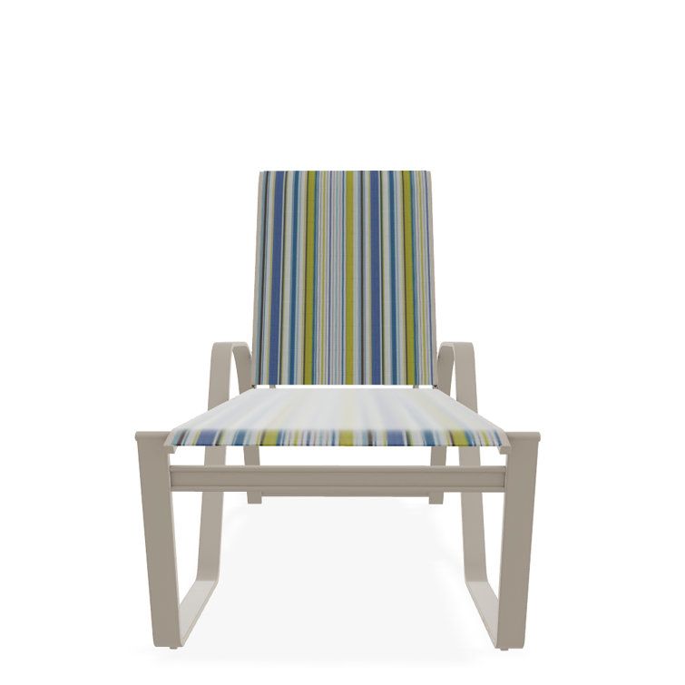 Holna Outdoor Rust-Resistant Metal Chaise Lounge