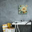  «Sophias Flowers Blue 2» par Wild Apple Portfolio, art mural sur toile, 12 po x 12 po-1341303080