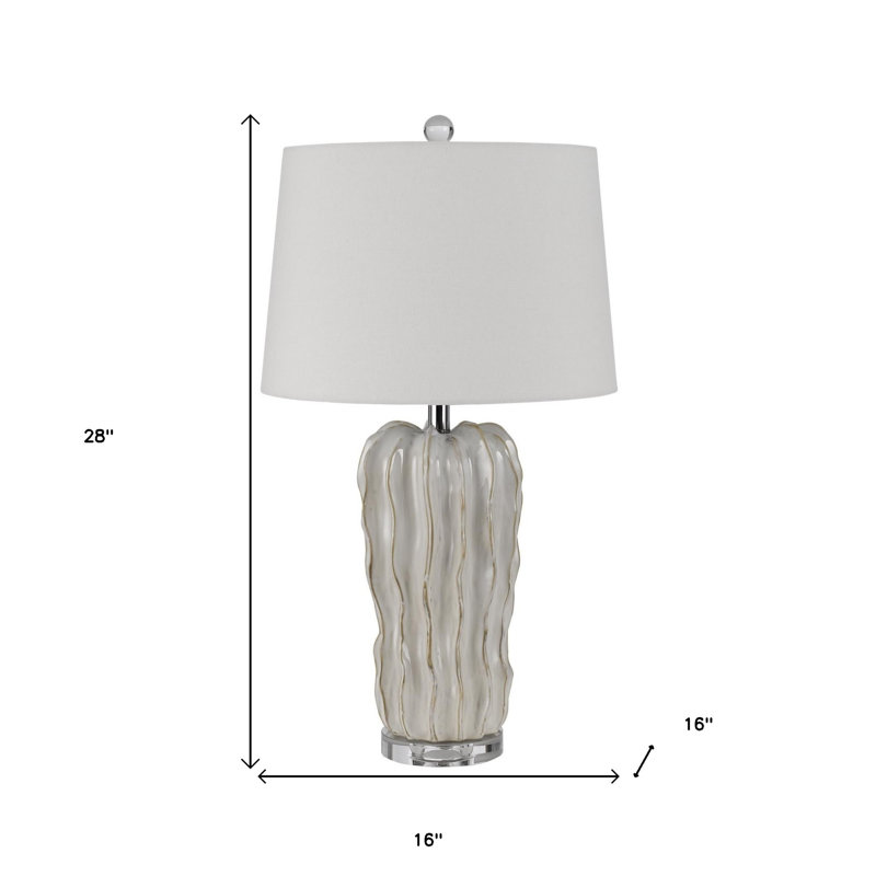 Lampe de table perle 28 po Sammie