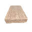 Très grande table basse véritable / véritable intérieur en pierre véritable de 54 po Travertine