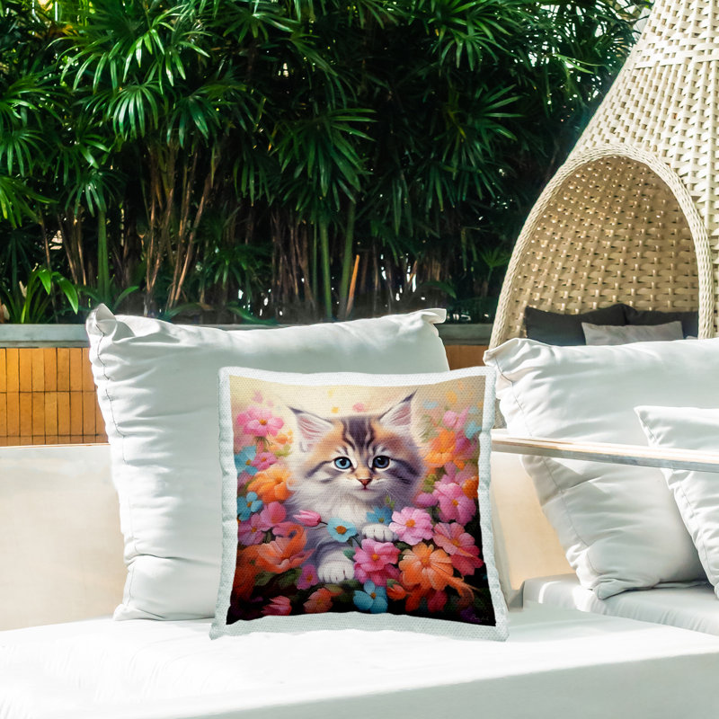 Coussin intérieur/extérieur Floral