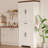 Farmhouse Kitchen Pantry Cabinet With Sliding Storage Rack And Drawer, Wood-1258075103