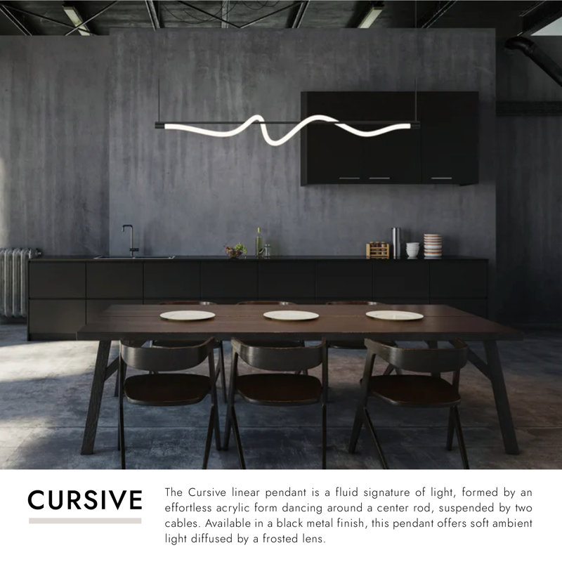 Cursive 1 - Light LED Pendant