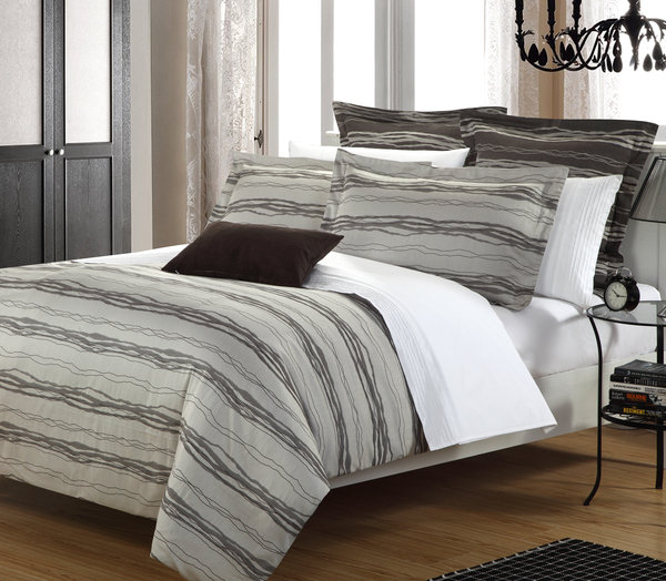 Ensemble de housse de couette Luxury, Housse de couette très grand + 2 taies décoratives