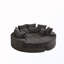 Fauteuil inclinable rond 2 en 1 surdimensionné-164071324